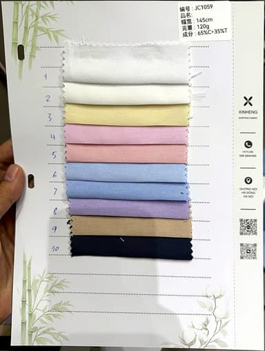 Sổ mẫu Sơ mi Oxford JC1059
