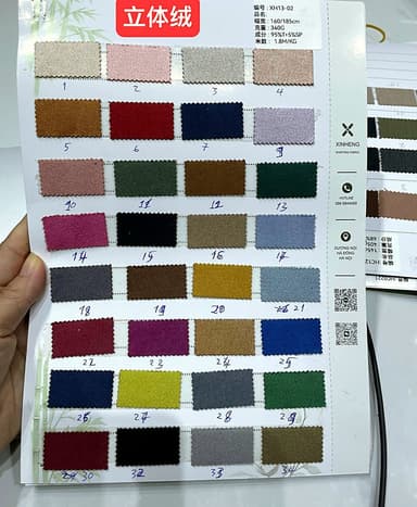 Sổ mẫu Nhung 3D nổi khối 02