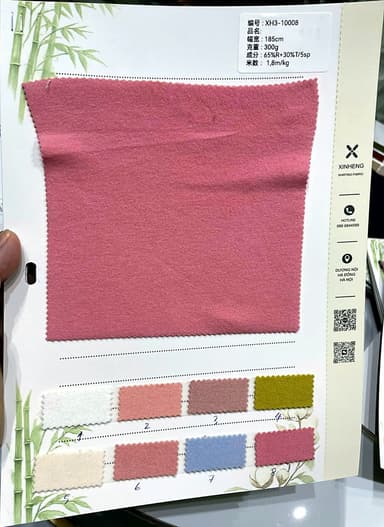 Sổ mẫu Nhung rayon 10008