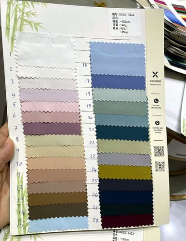 Sổ mẫu Sơ mi trơn 3364