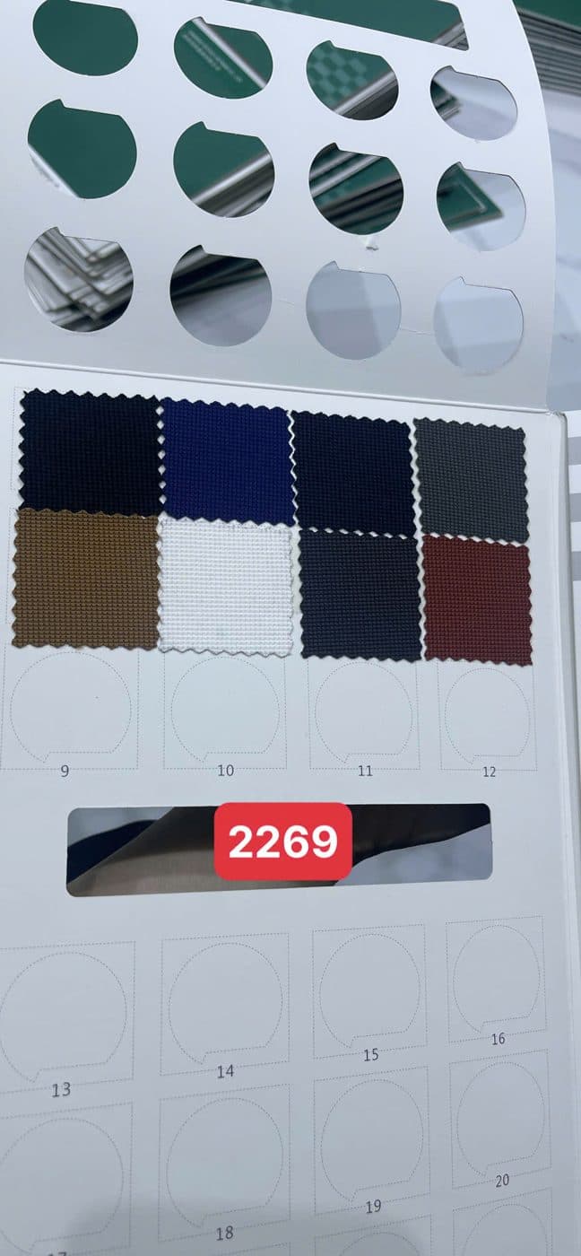 Sổ mẫu Thun thể thao 2269 (waffle hạt vuông to)