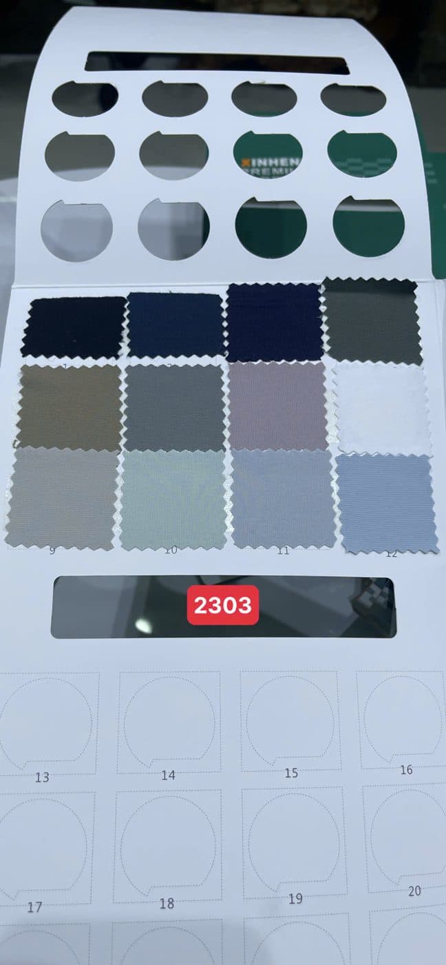 Sổ mẫu Trơn co giãn 2303
