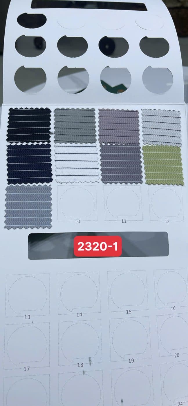 Sổ mẫu Gân jacquard 2320-1