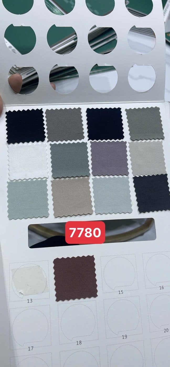 Sổ mẫu Thun thể thao 7780 (trơn)