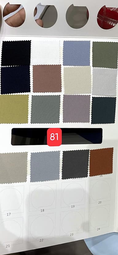 Sổ mẫu Thun thể thao 6601 (dòng nylon 81)