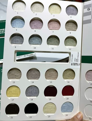 Sổ mẫu Cotton melange L6089