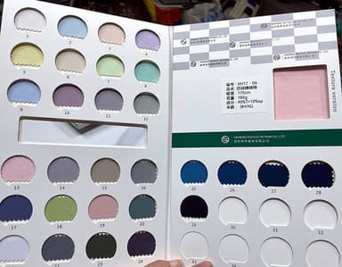 Sổ mẫu Caro mịn giả nylon 04