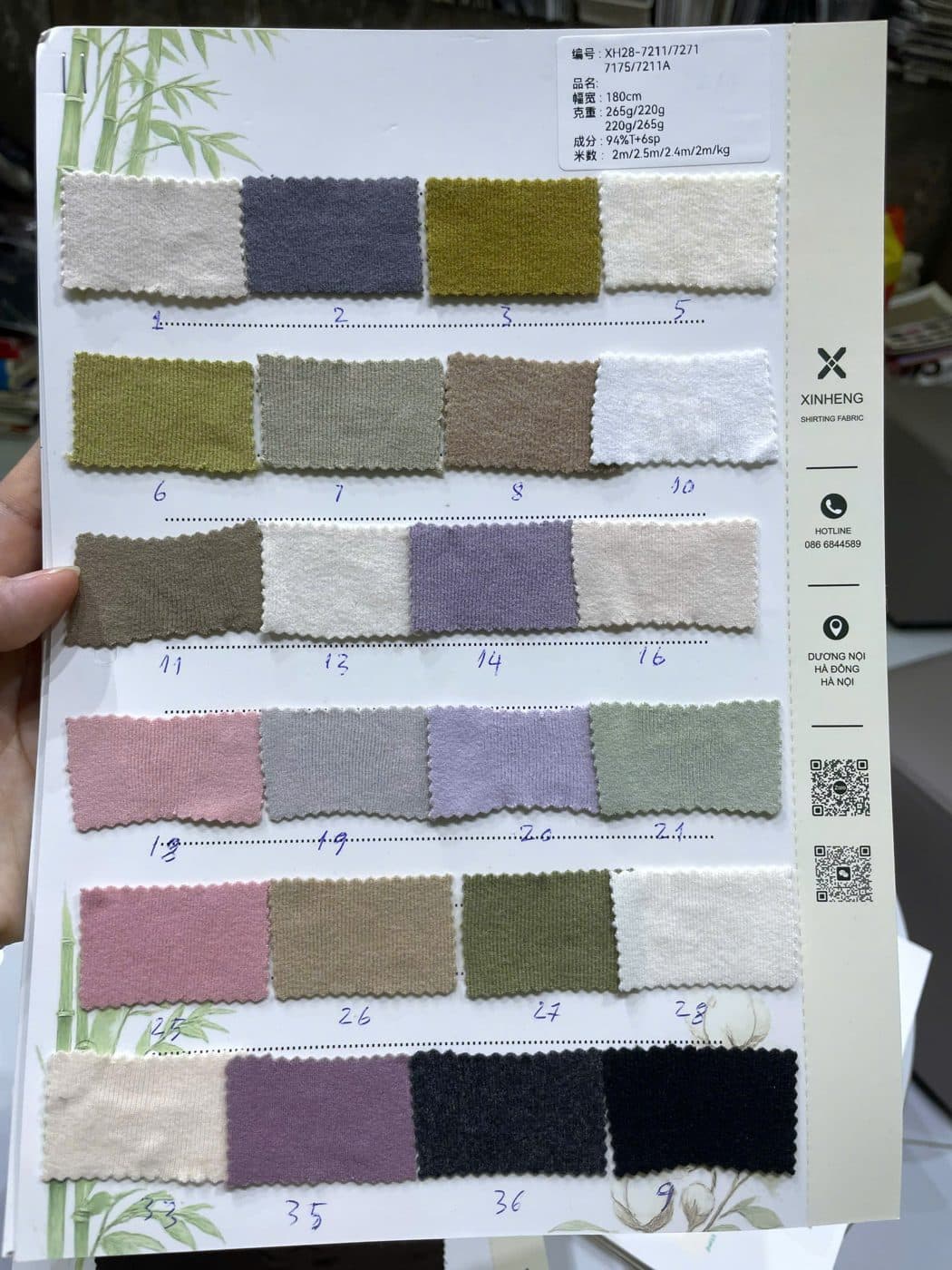 Ảnh sổ mẫu XH28-7211