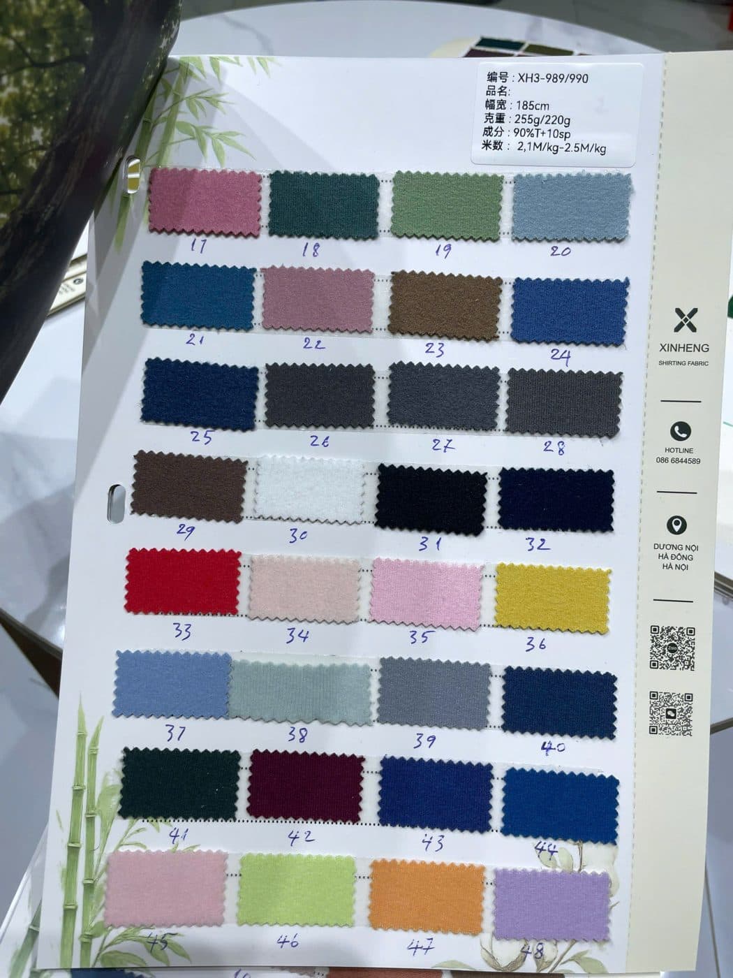 Ảnh sổ mẫu XH3-989