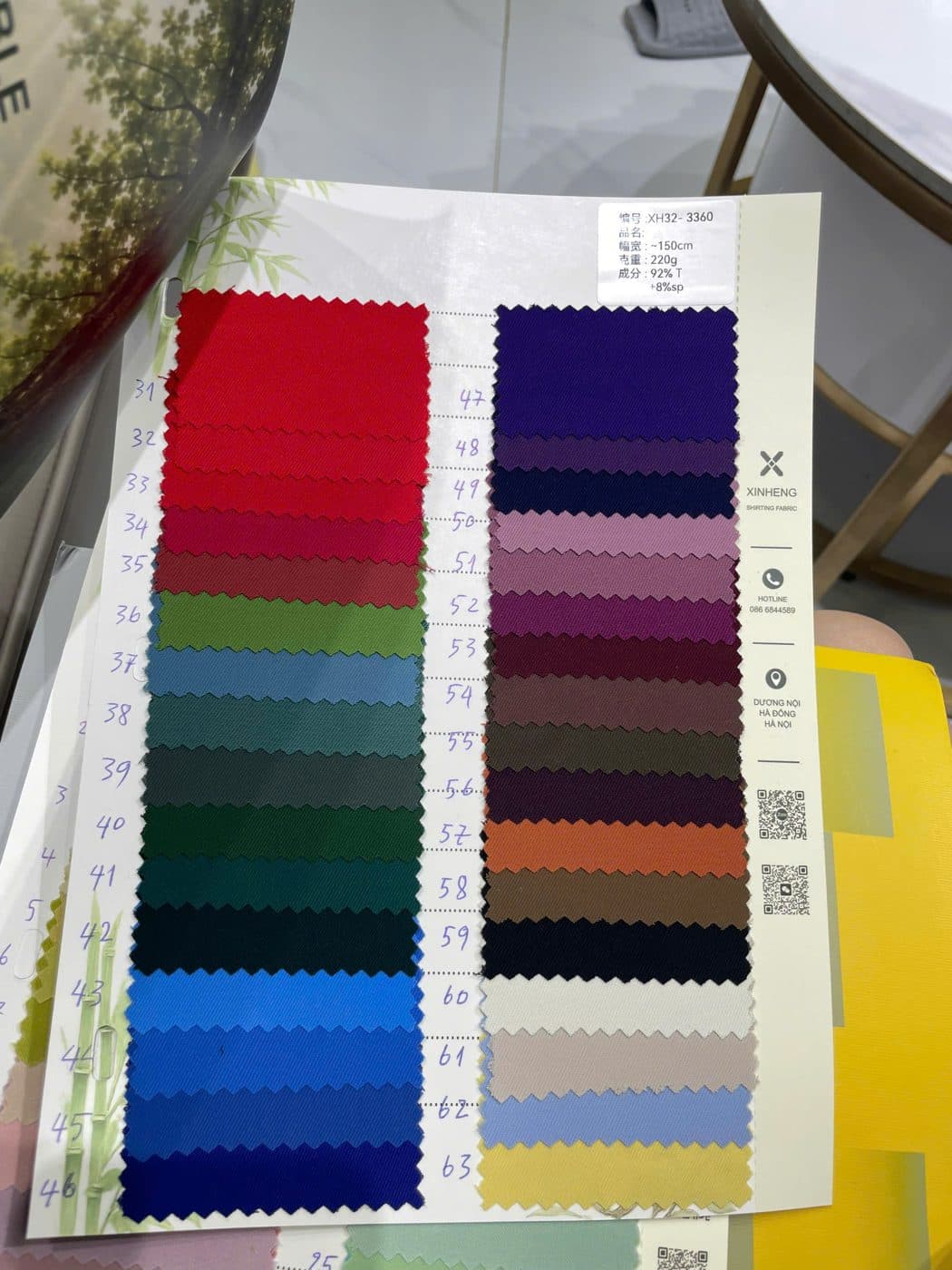 Ảnh sổ mẫu XH32-3360