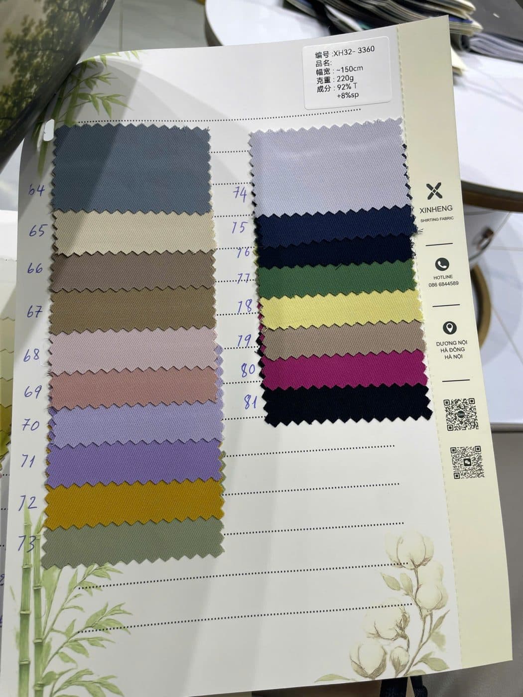 Ảnh sổ mẫu XH32-3360