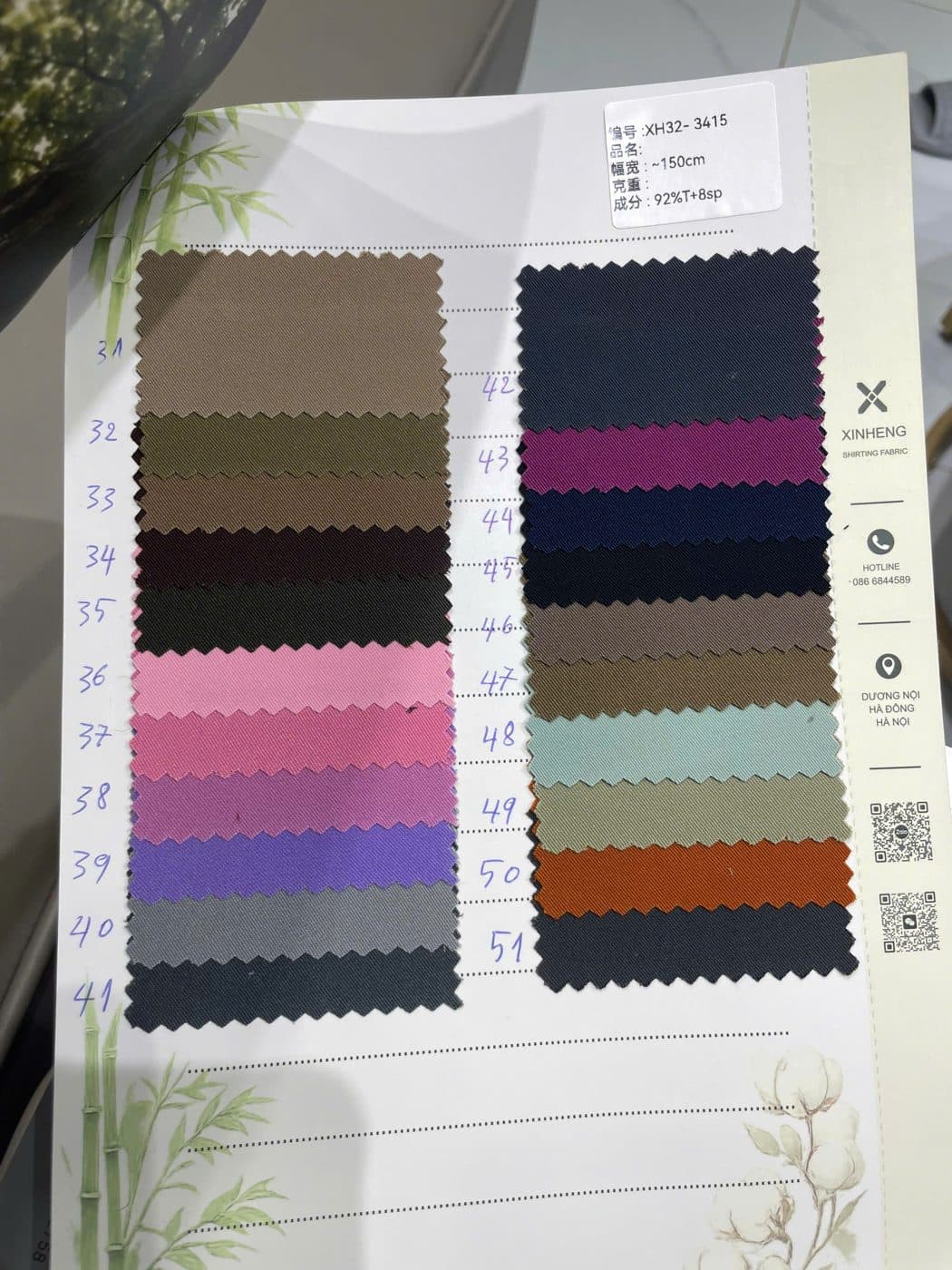Ảnh sổ mẫu XH32-3415