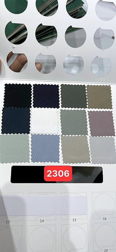 Sổ mẫu Thun thể thao 2306 (jacquard dobby hạt)