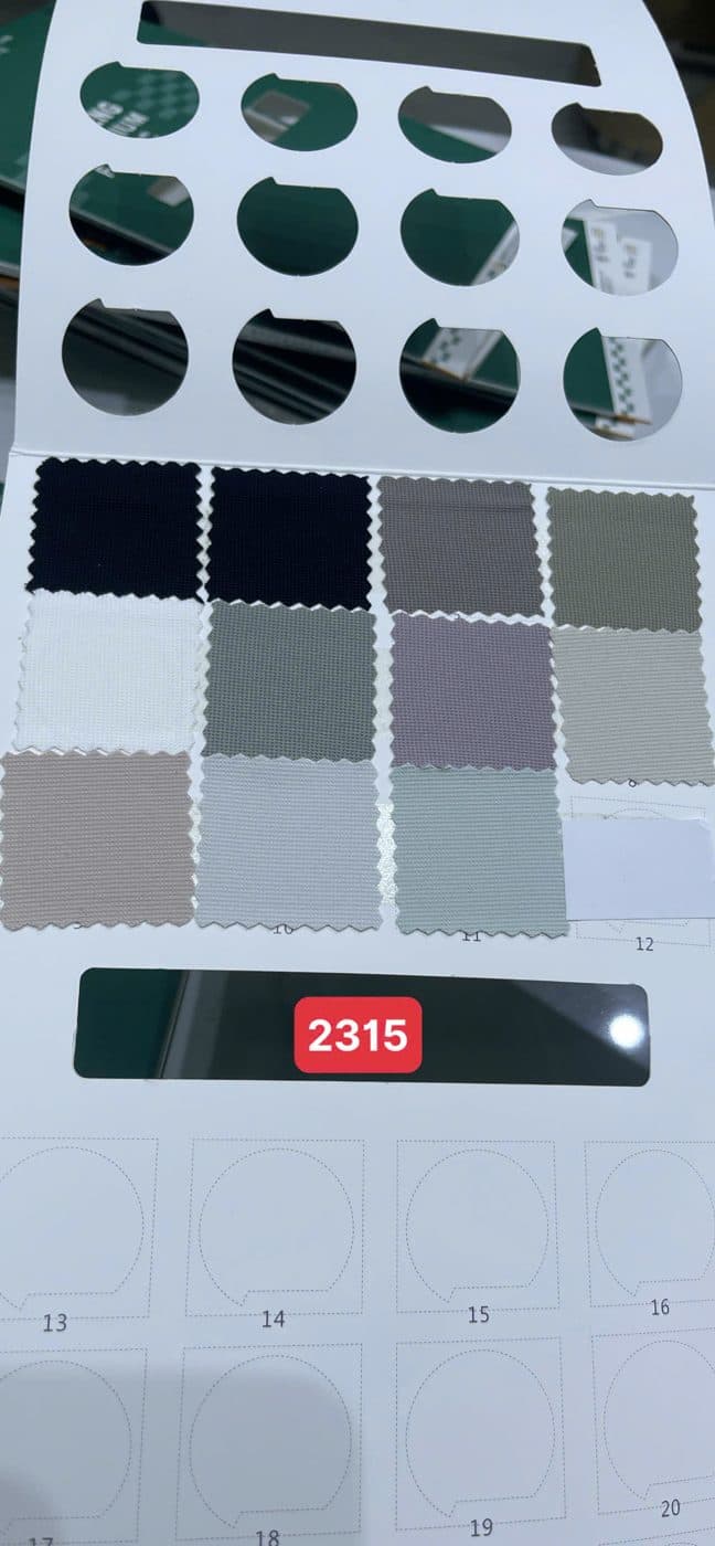 Sổ mẫu thực tế Pique 2315