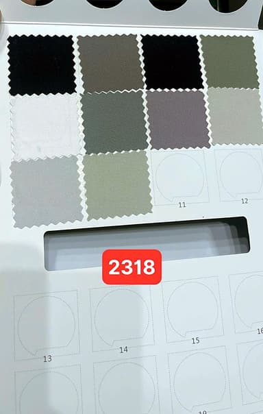 Sổ mẫu Thun thể thao 2318 (trơn micro-texture)