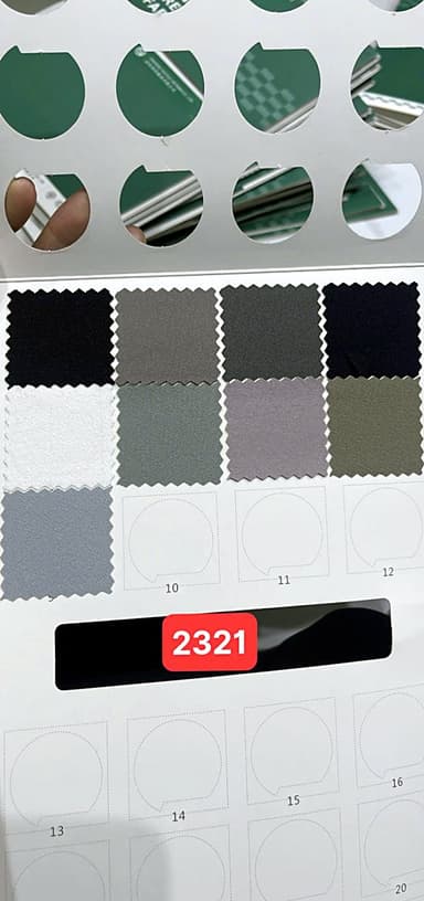 Sổ mẫu Thun thể thao 2321 (crepe mặt mịn)