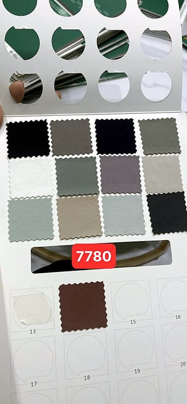 Sổ mẫu Thun thể thao 7780 (trơn)